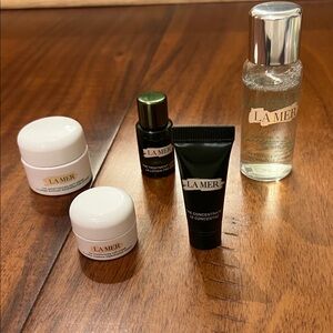 La Mer Skincare Collection - White, Black, and Silver
